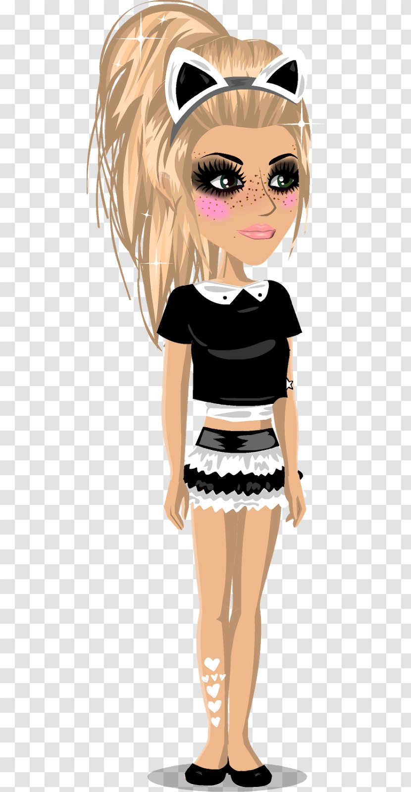 MovieStarPlanet Image Person Illustration Blond - Heart - Sc Msp Transparent PNG