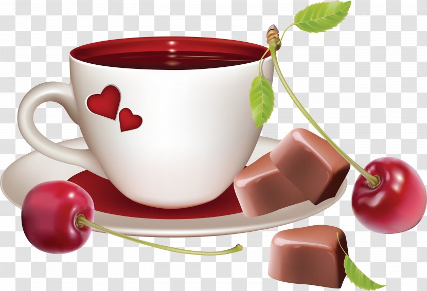 Tea Candy Bonbon Chocolate Cherry - Dessert - Sweet Transparent PNG