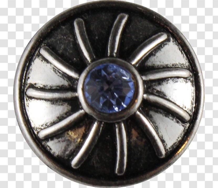 Metal Button Alloy Wheel Embellishment - SUN RAY Transparent PNG