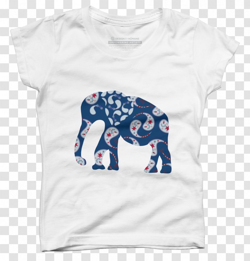 Elephantidae Photography - Indian Elephant - Printed T-shirt Garment Fabric Pattern Shading Pat Transparent PNG
