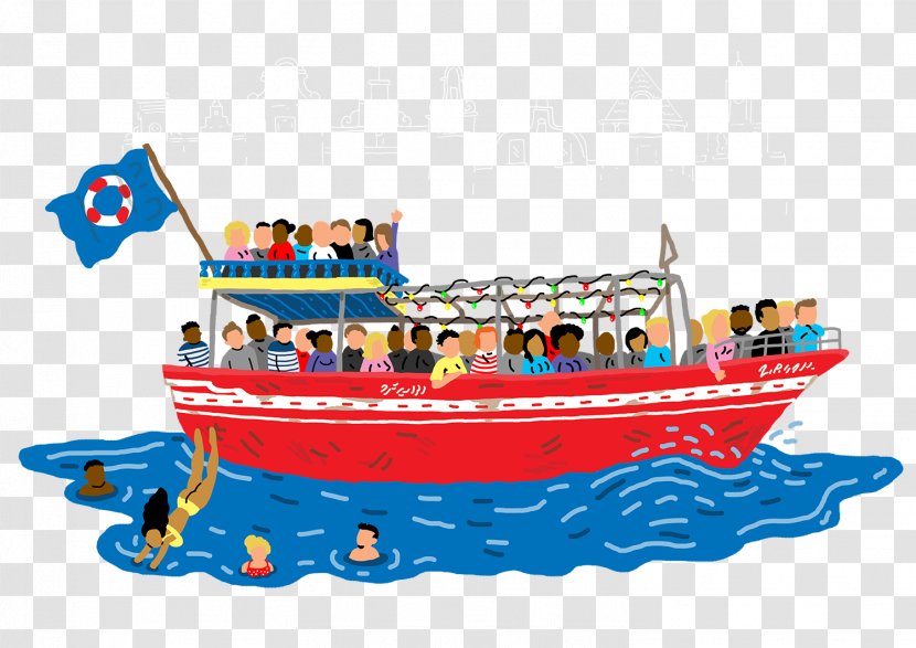 Boat Cartoon Clip Art - Every Festival Is Twice As Dear Transparent PNG