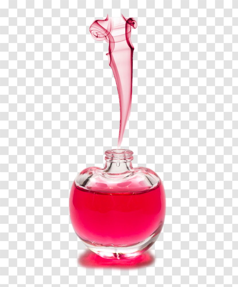 Red Aroma Oil - Flower - Watercolor Transparent PNG