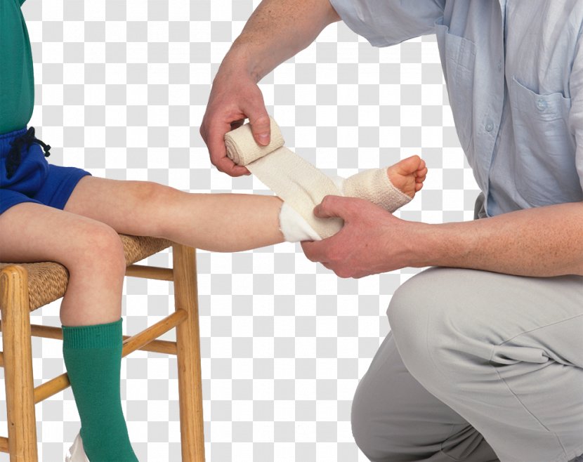 Thumb Sprained Ankle Joint Pain - Cartoon - Legs Are Injured Transparent PNG