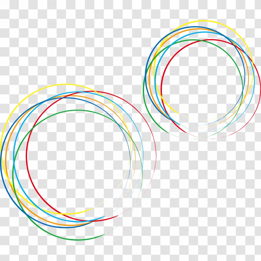 Circle Rainbow Icon - Painted Transparent PNG