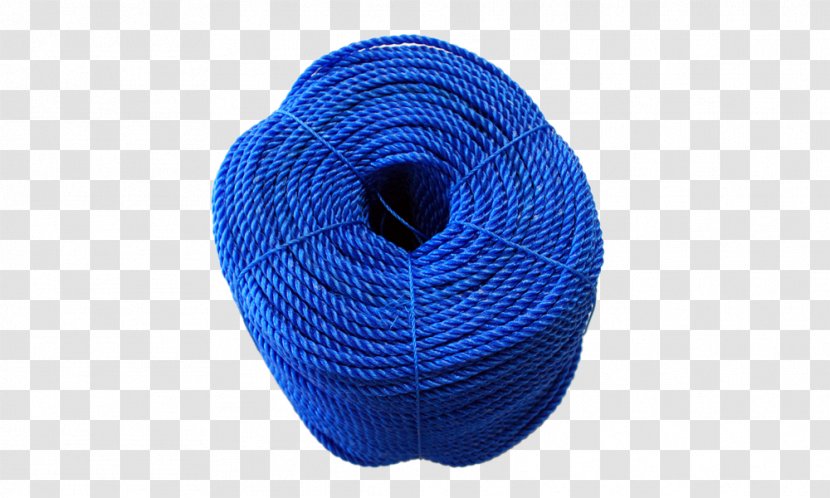 Cobalt Blue Rope Wool - Electric Transparent PNG