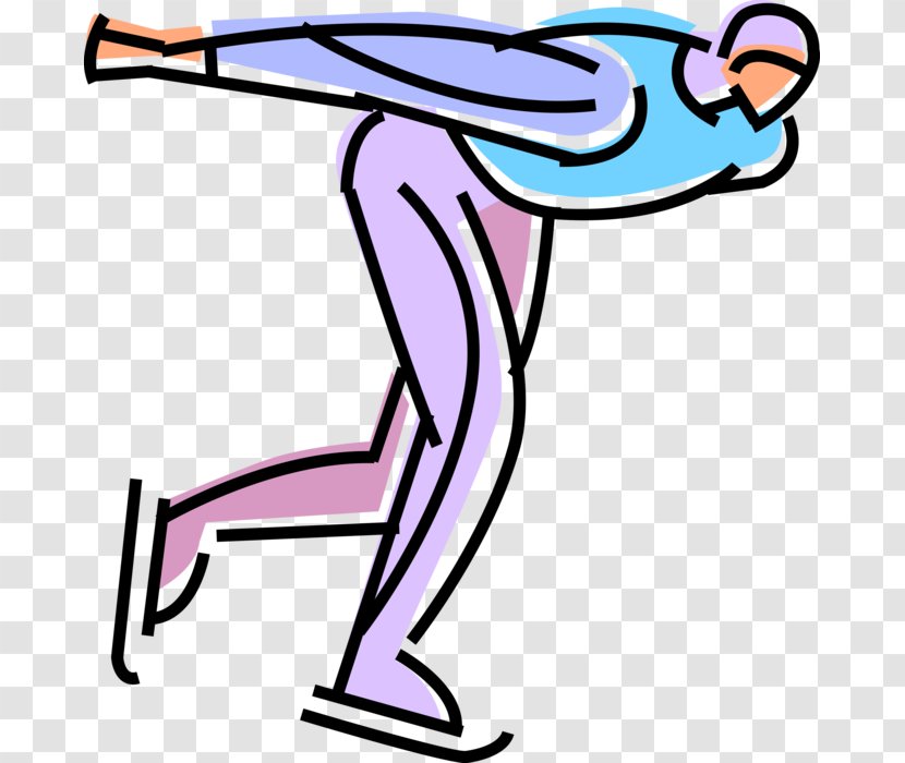 Clip Art Speed Skating At The 2018 Olympic Winter Games Sports - Joint - Skater Transparent PNG