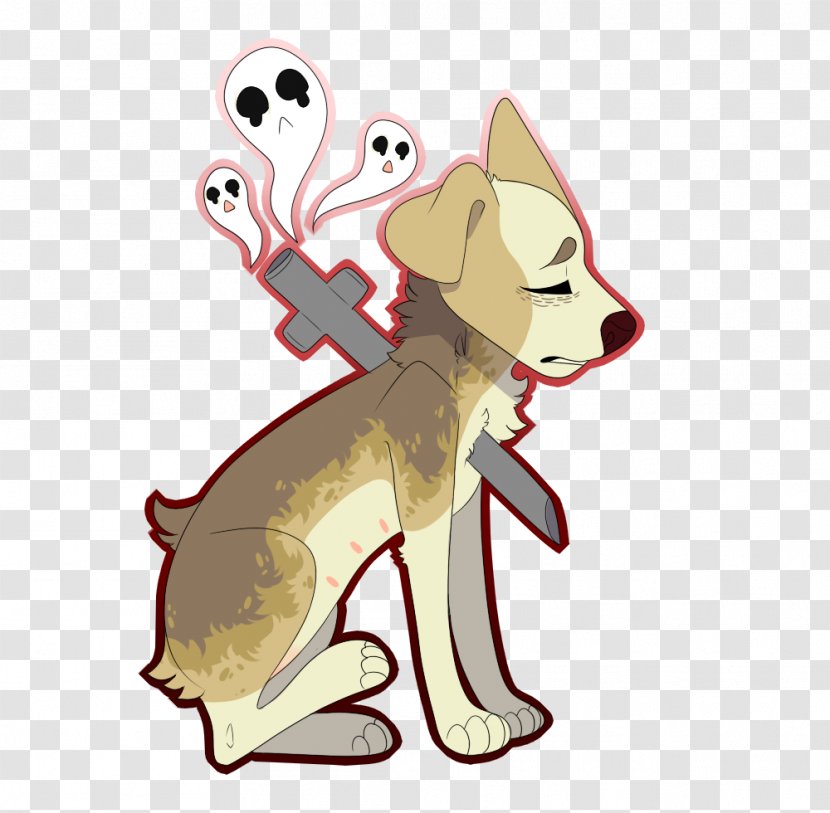 Puppy Dog Cat Clip Art Illustration - Flower - Attention Please Transparent PNG
