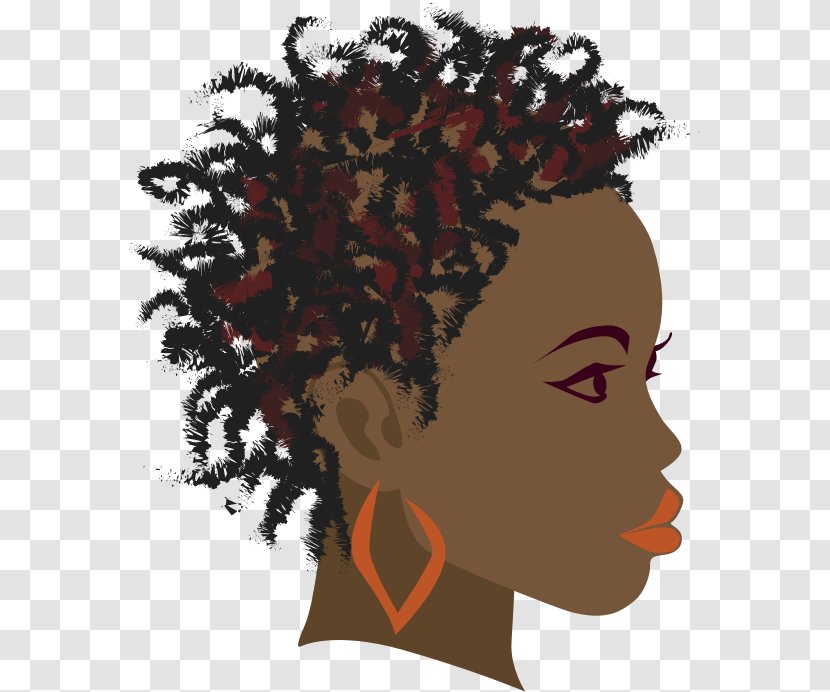 Africa Braid Woman Black Clip Art - Watercolor - Afro Transparent PNG
