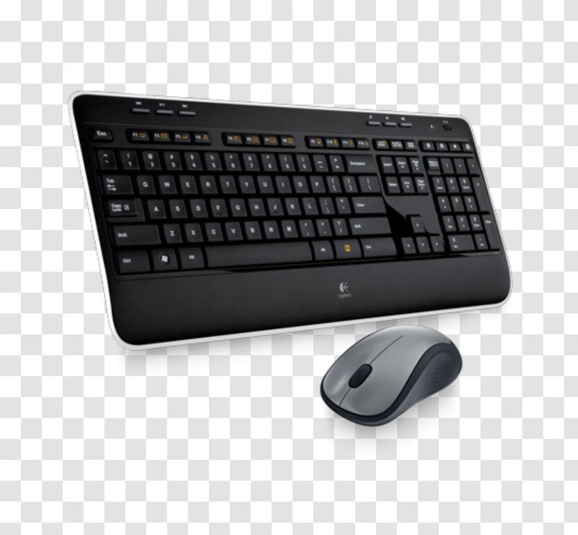 Computer Keyboard Mouse Laptop Wireless Logitech - Electronic Device Transparent PNG