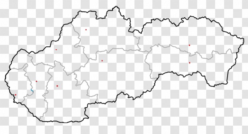 Slovenia Line Point Map Tree - Flower Transparent PNG
