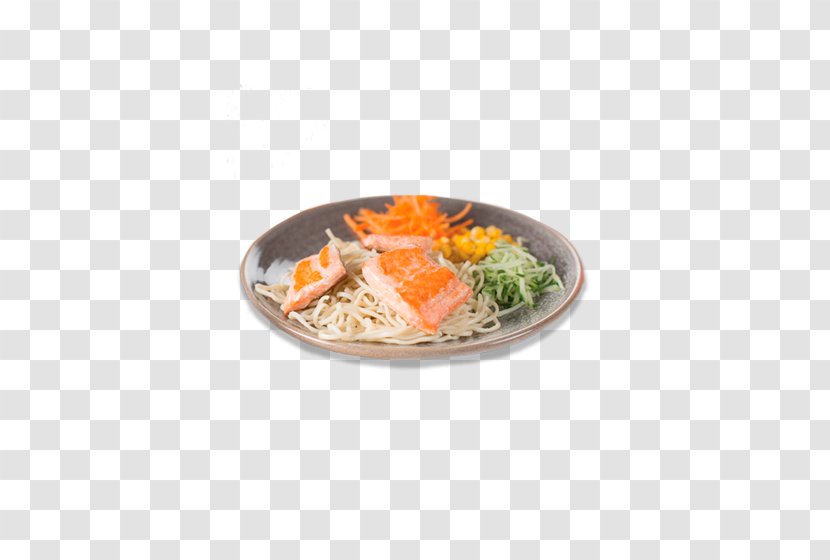 Asian Cuisine Plate Recipe Dish Platter - Grilled Salmon Transparent PNG