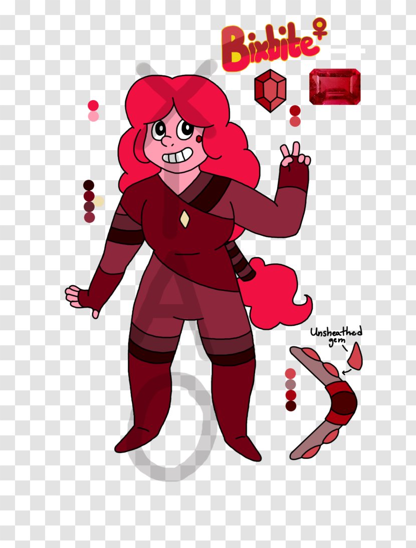 Pearl Garnet Gemstone Berillo Rosso Steven Universe - Watercolor Transparent PNG