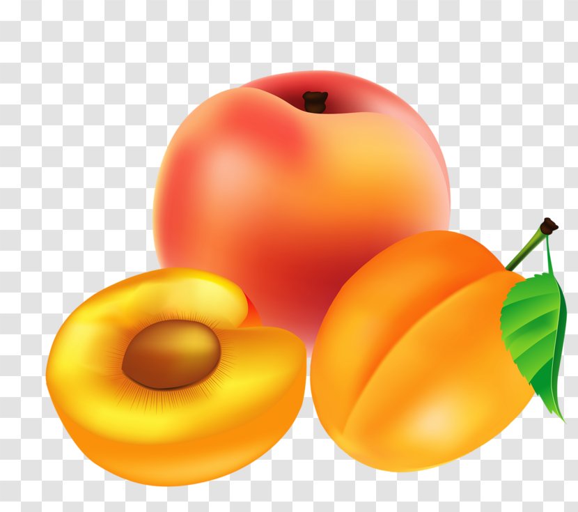 Apple Peach Apricot Transparent PNG