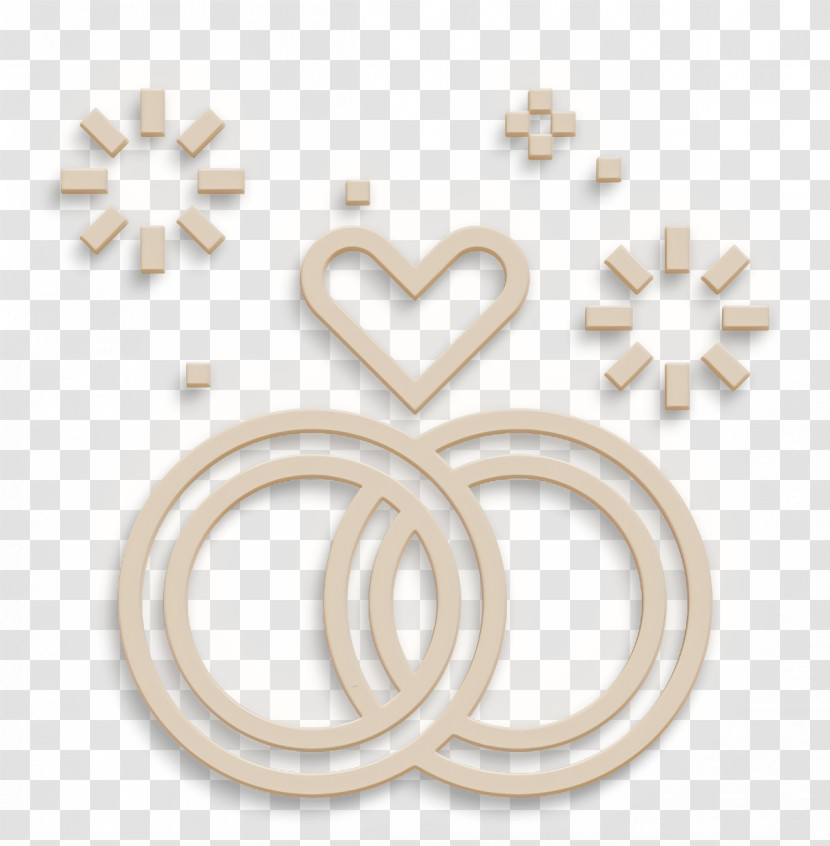 Diamond Icon Wedding Rings Icon Wedding Elements Icon Transparent PNG