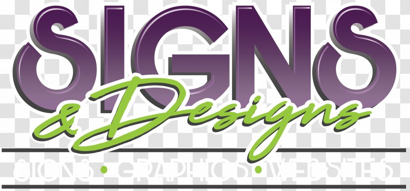 Logo Domain Name Web Design Signage - Purple - Shop Signs Transparent PNG