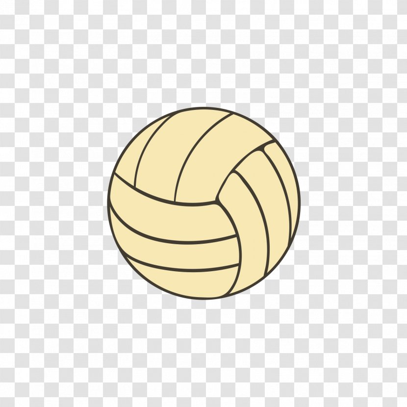 Volleyball Photography Illustration - A Yellow Transparent PNG