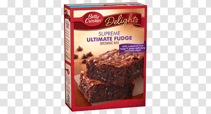 Chocolate Brownie Betty Crocker Fudge Delights Supreme Cookie Bars Mix 19.5 Oz Transparent PNG