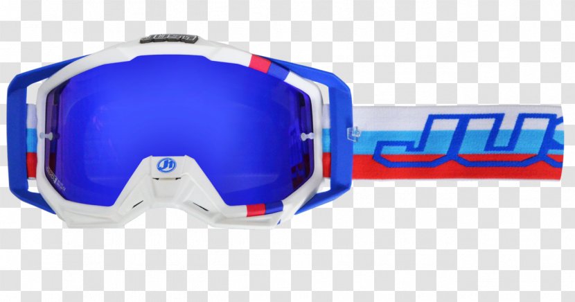 Motocross Goggles Motorcycle Helmets Enduro - Electric Blue - GOGGLES Transparent PNG