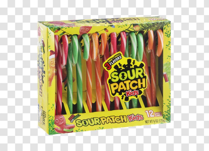 Candy Cane Sour Patch Kids Liquorice Chewing Gum - Kit Kat Transparent PNG