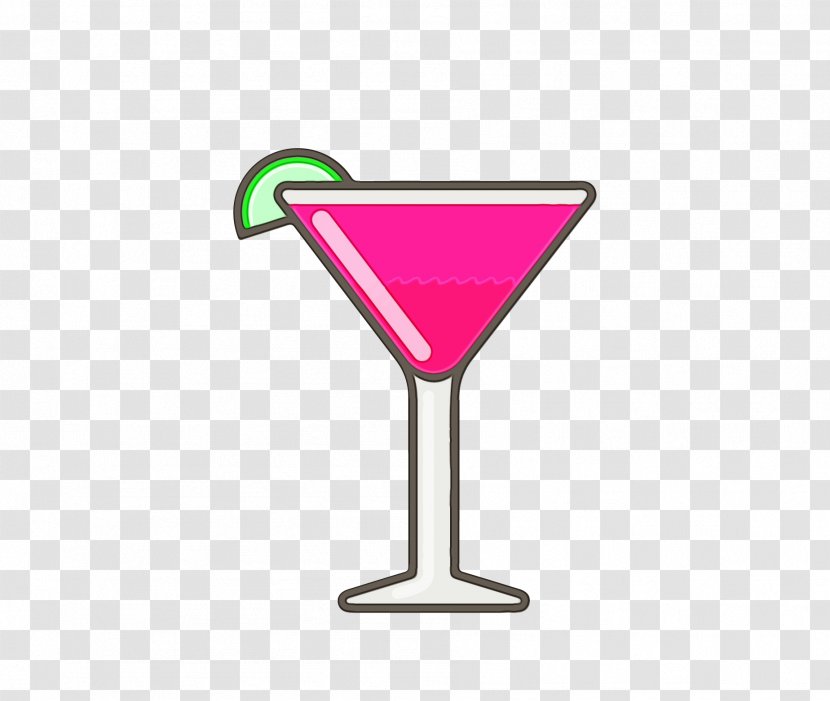 Watercolor Rose - Alcoholic Beverages - Daiquiri Margarita Transparent PNG