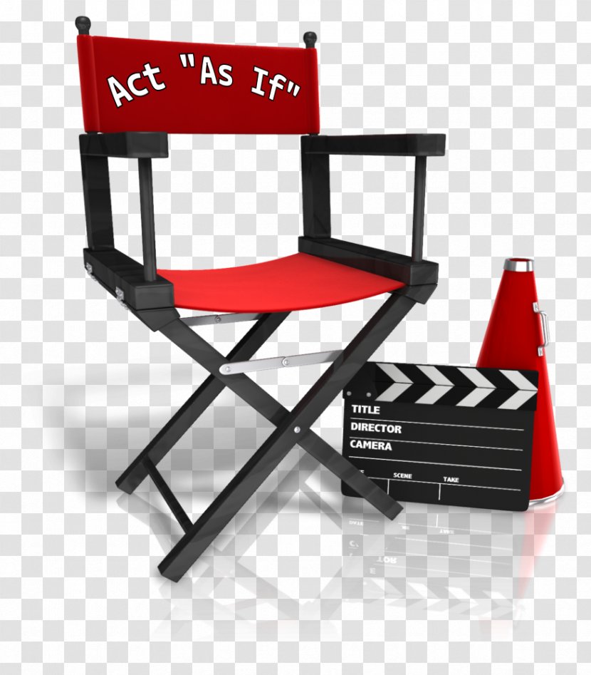 Hollywood Director's Chair Film Director - Furniture Transparent PNG