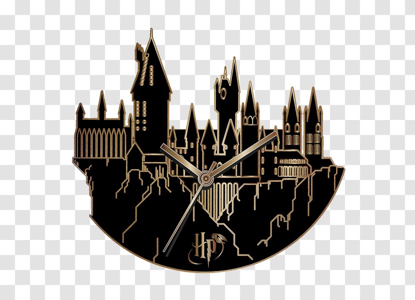 Hogwarts Harry Potter Fandom Silhouette Clock - Television Transparent PNG