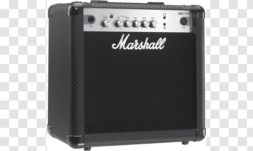 Guitar Amplifier Marshall MG15CFR Amplification - Musical Instrument Transparent PNG
