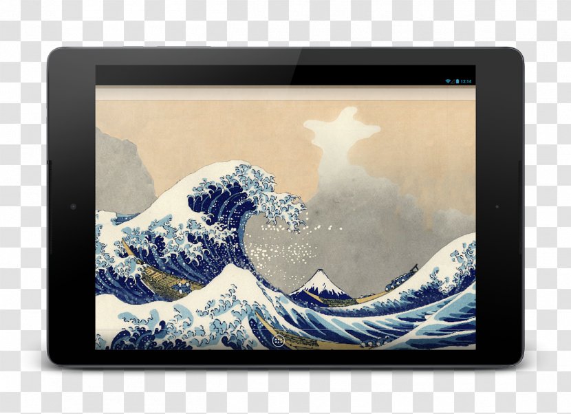 The Great Wave Off Kanagawa Japanese Art Ukiyo-e Painting - Okumura Masanobu - Japan Transparent PNG