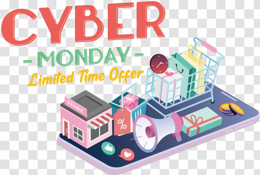 Cyber Monday Transparent PNG