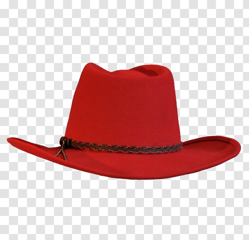Cowboy Hat Headgear Red Fedora Transparent PNG