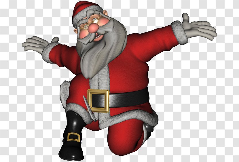 Santa Claus Ded Moroz Christmas - Silhouette Transparent PNG