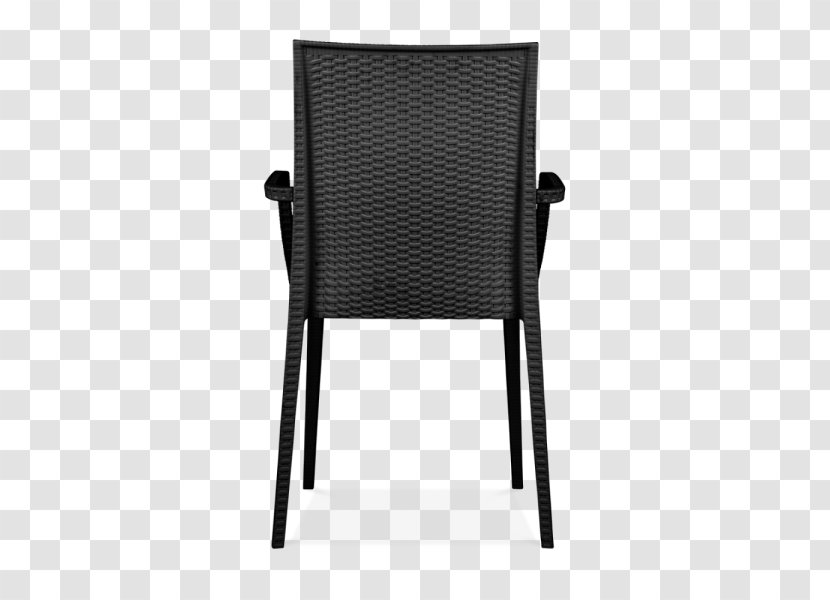 Chair Armrest Garden Furniture - Rattan Transparent PNG