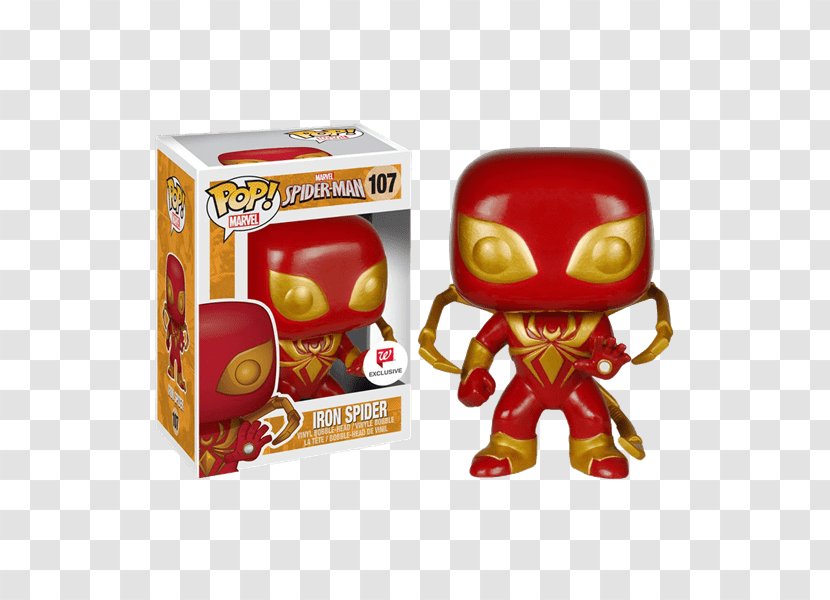 Spider-Man Iron Spider Funko Pop! Vinyl Figure Bobblehead - Inhumans Maximus Vfig - Spider-man Transparent PNG