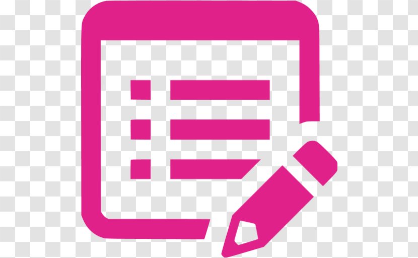 Editing Download - Pink - Icon Design Transparent PNG
