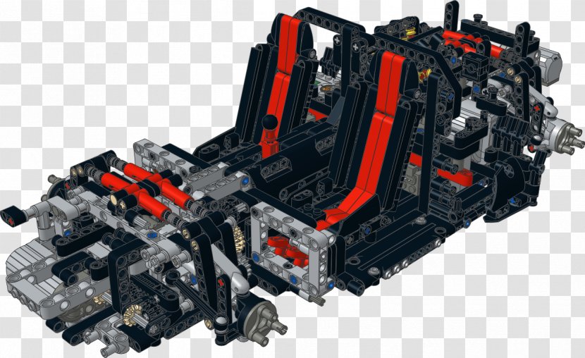 Bugatti Chiron 18/3 LEGO Car - Engine Transparent PNG