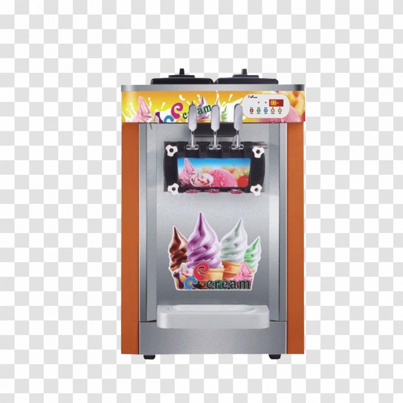 Ice Cream Cones Frozen Yogurt Makers - Machine Transparent PNG