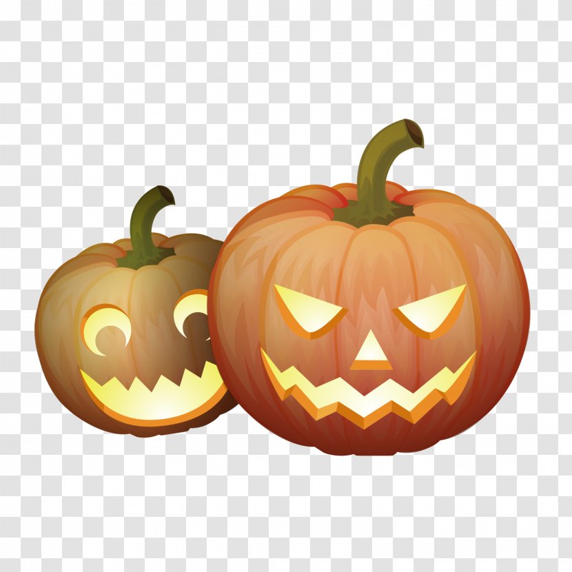 Halloween Jack-o-lantern Pumpkin Calabaza - Fruit - Lantern Transparent PNG