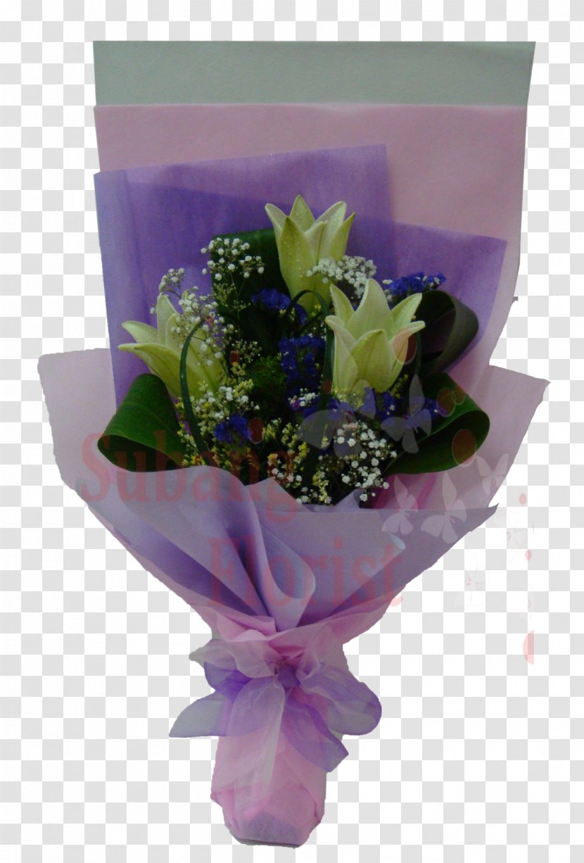 Floral Design Cut Flowers Flower Bouquet Artificial - Violet Transparent PNG