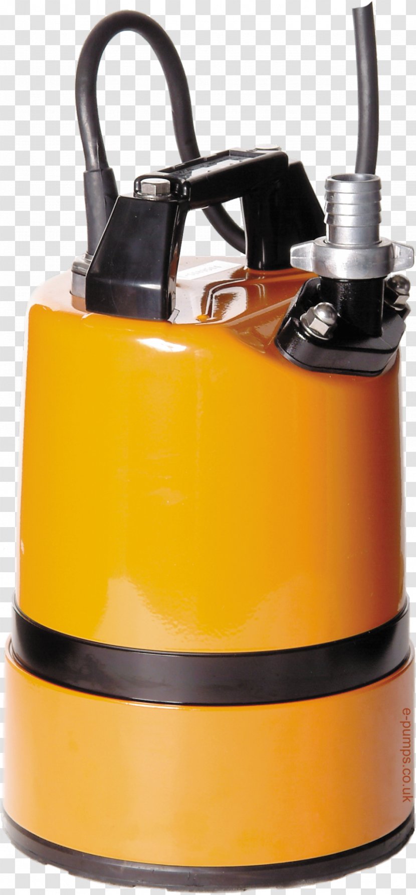 Submersible Pump Sump Centrifugal Drainage - Orange - Puddle Water Transparent PNG