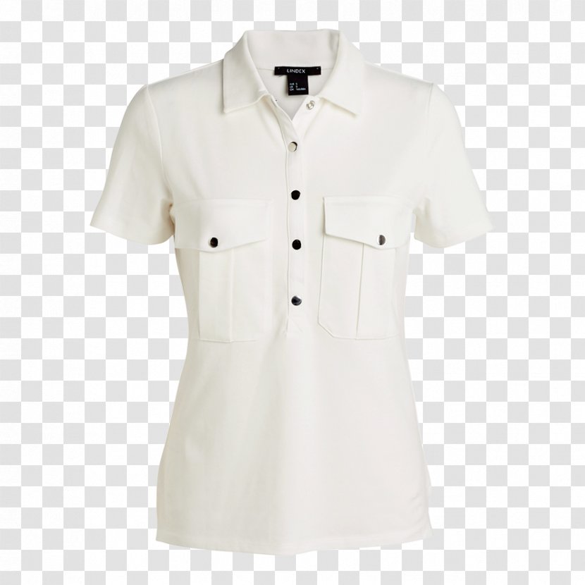 Blouse Sleeve Button Barnes & Noble Neck - White Transparent PNG
