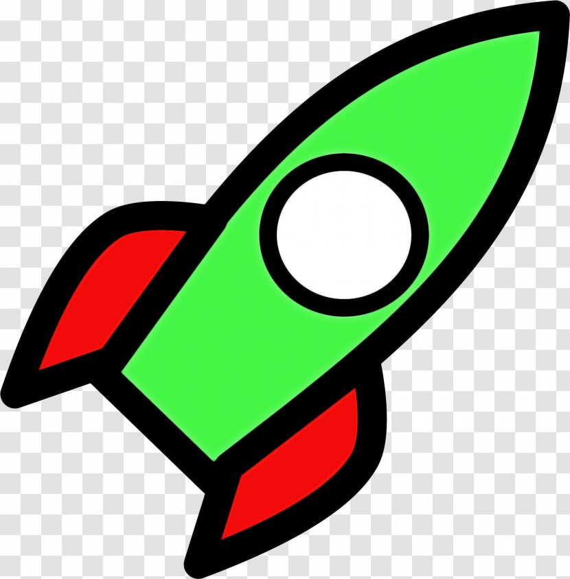 Cartoon Rocket - Line Art - Symbol Transparent PNG