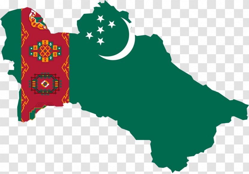 Flag Of Turkmenistan Turkmen Soviet Socialist Republic Map Transparent PNG
