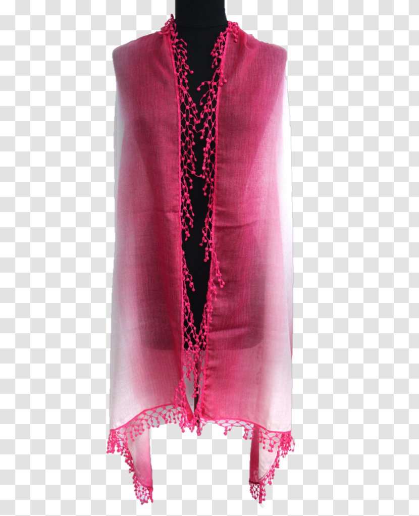 Neck Silk Stole Pink M - Mink Shawls Transparent PNG