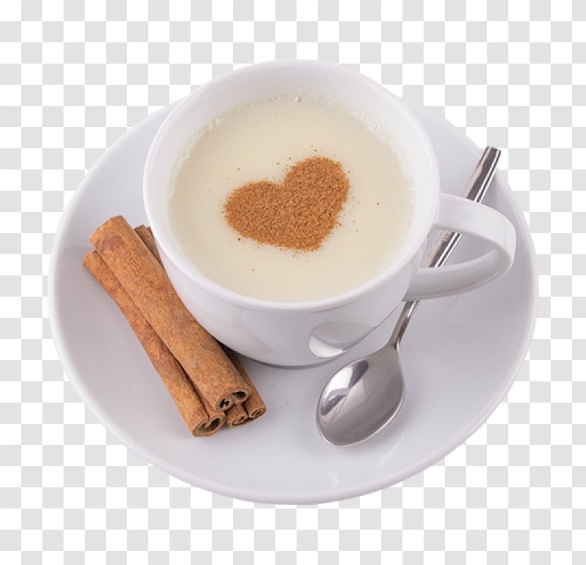Salep Milk Cappuccino Cafe Coffee - Cutlery Transparent PNG