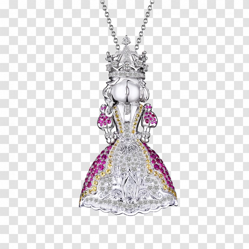 Charms & Pendants The Nutcracker And Mouse King Jewellery Necklace - Gold Transparent PNG