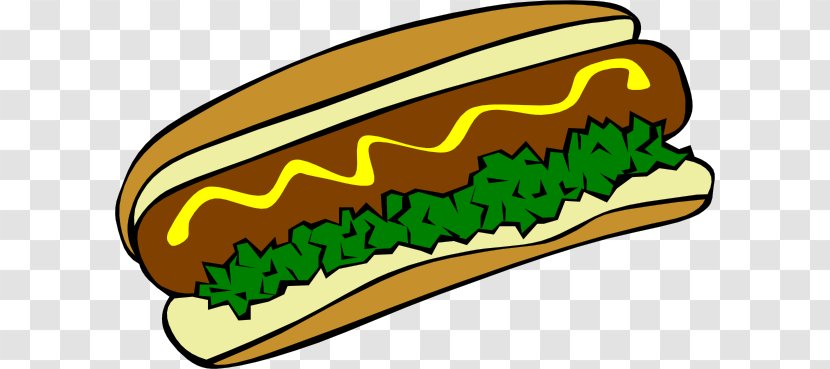 Hot Dog Hamburger Fast Food Barbecue Clip Art - Bun Transparent PNG