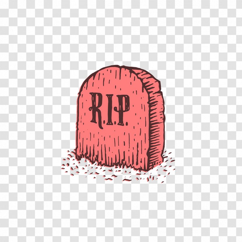 Grave Headstone Mourning - Illustration - Pink Transparent PNG
