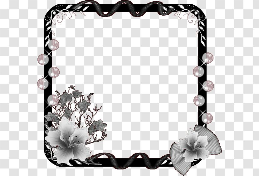 Picture Frames DeviantArt - Black And White - Three-dimensional Border Transparent PNG