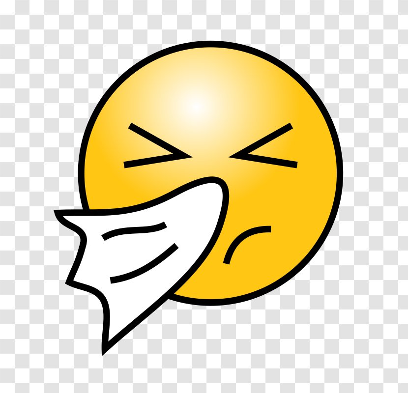 Smiley Emoticon Common Cold Clip Art - Free Content - Feeling Sick Pictures Transparent PNG
