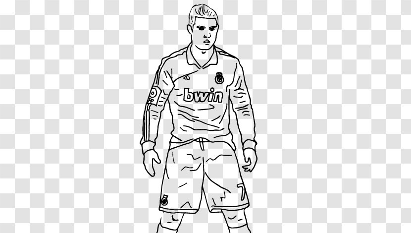Real Madrid C.F. Argentina National Football Team Coloring Book Messi–Ronaldo Rivalry - Silhouette - Madred Transparent PNG